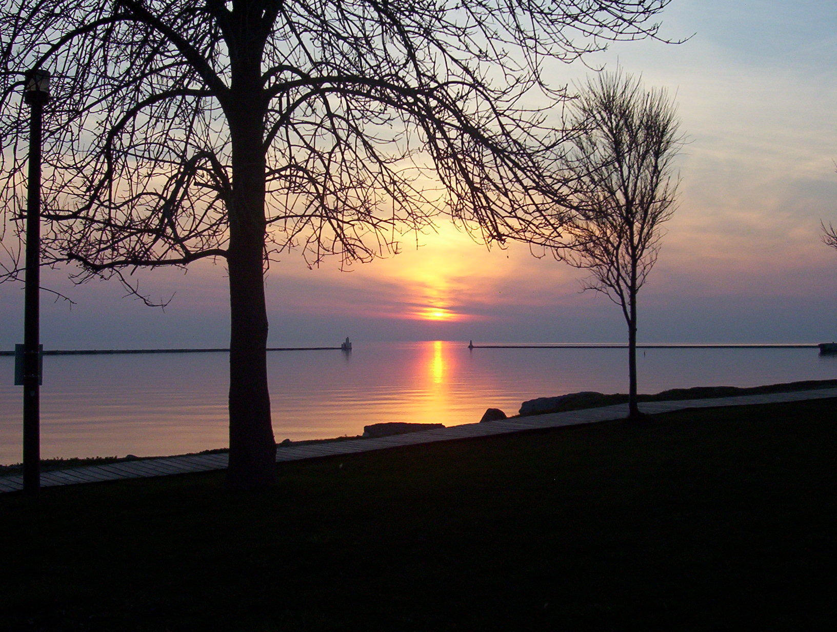 Goderich Harbour Sunset